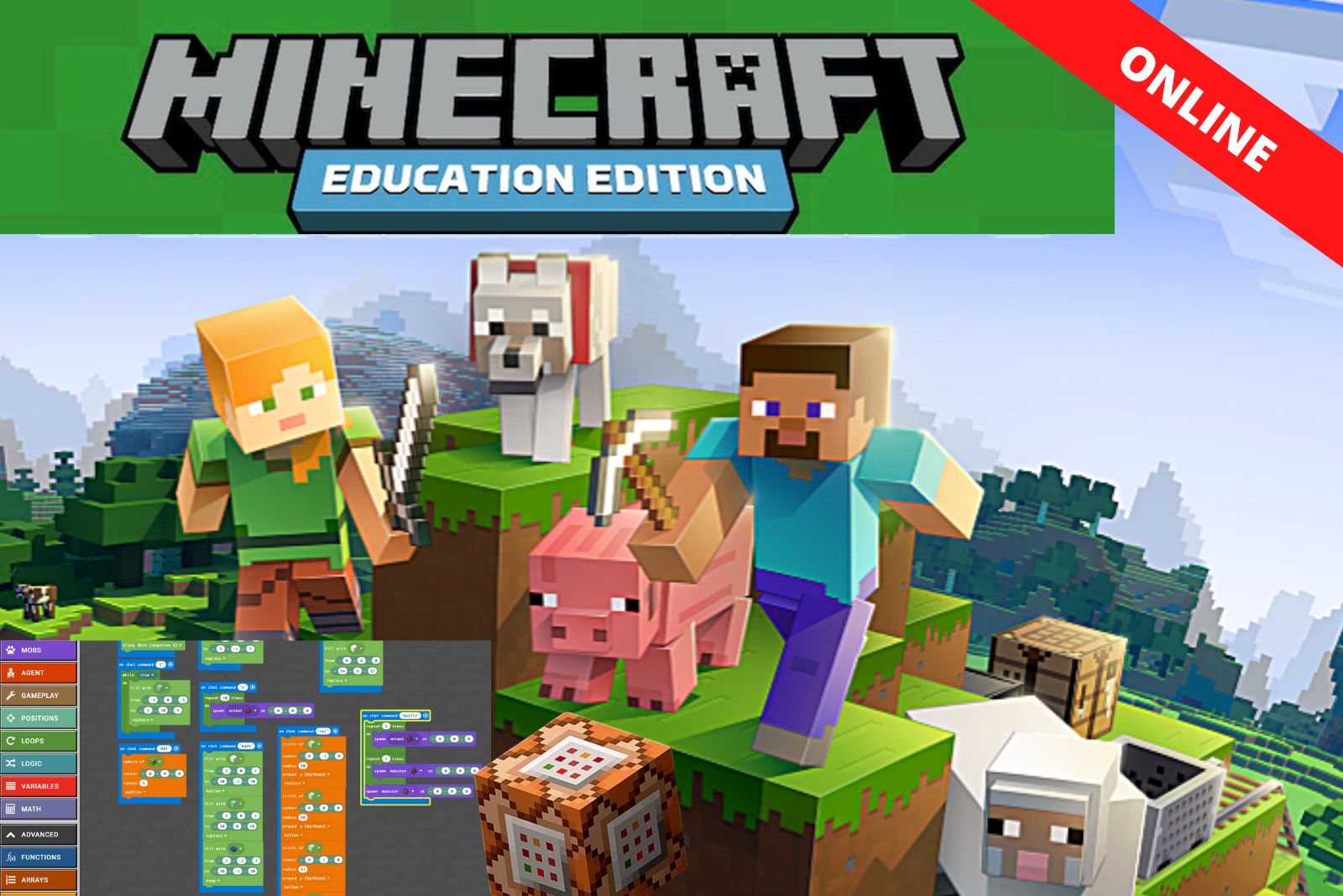 Coding with Minecraft , July 10-14, 2023